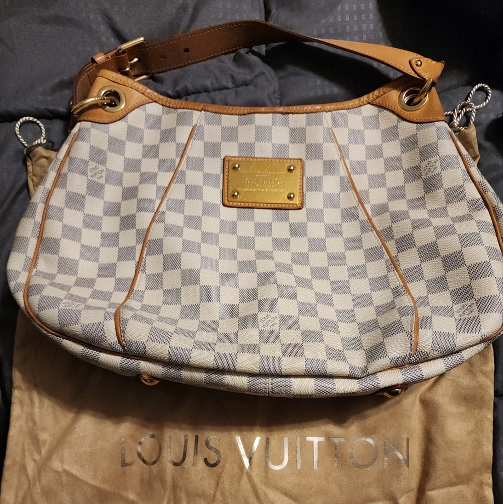 Authentic Louis vuitton Galliera pm Damier Azur